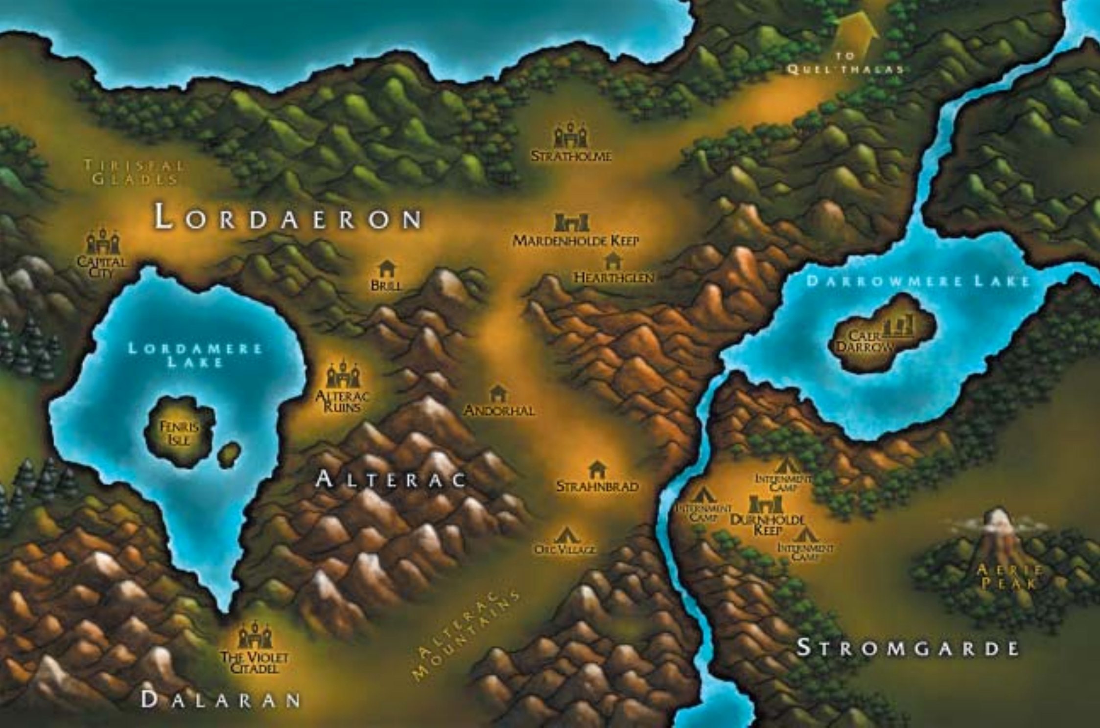 Lordaeron map
